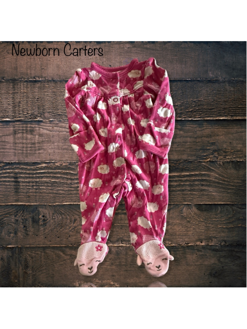 Newborn Carters Sheep Pajamas